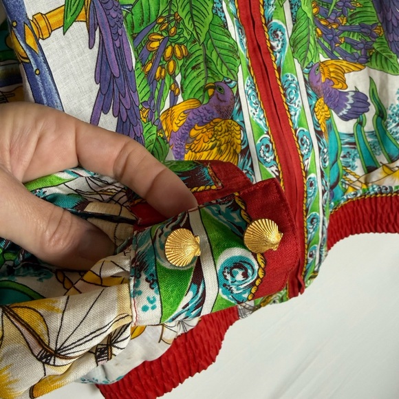 Vintage Jerri Sherman 100% Linen Nautical jacket • Women’s size 6 - Picture 5 of 11